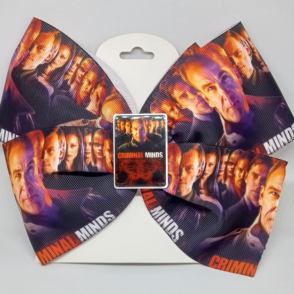 Criminal Minds Themed Hair Bow